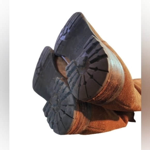 Franco sarto suede leather riding boots color tan size 6.5 US - Picture 5 of 10